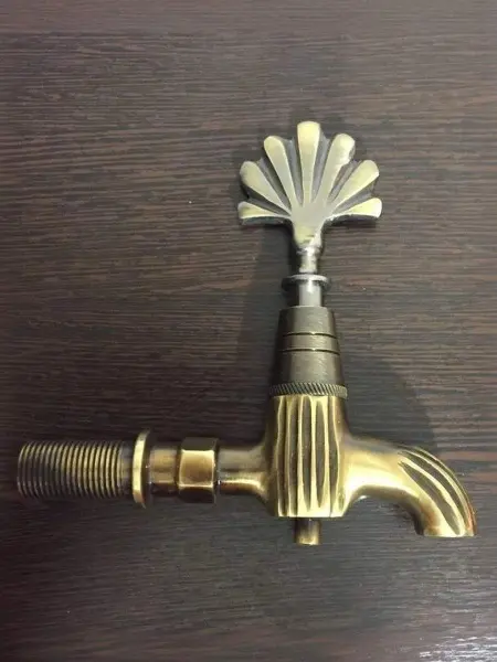 Кран латунный для хамама, цвет бронза, 03А