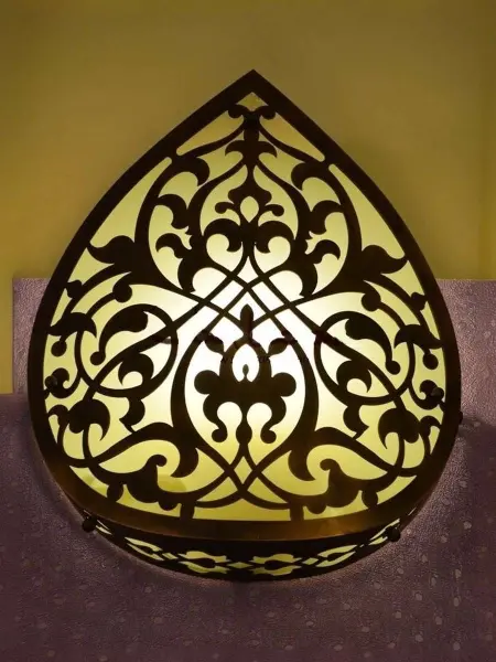 Светильник для хамама W-128M (Small), латунь