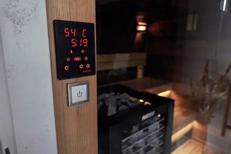 Пульт управления в комплекте с блоком мощности Harvia Xenio CX110 для печей до 11 kW, CX110400
