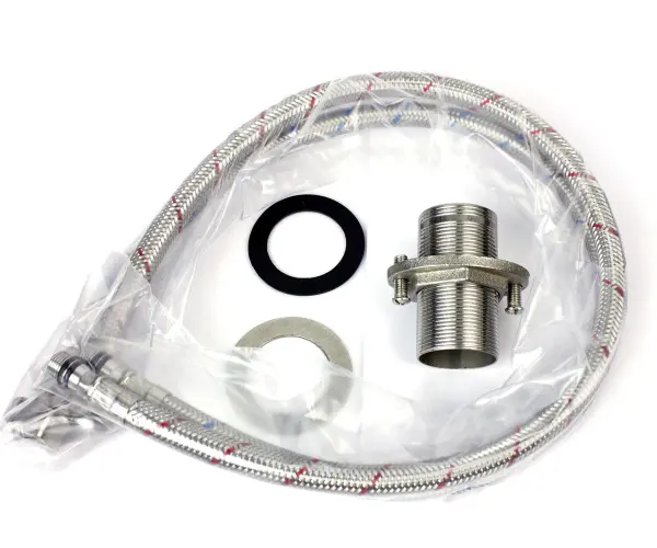 Смеситель высокий для раковины-чаши АЙКОН, цвет черный, 2041CB 