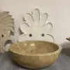 Курна для хамама из мрамора КР-38 (420х420х160) вес 40 кг