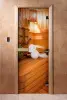 Дверь для сауны DoorWood с фотопечатью А32, 700мм х 1900мм, без порога, коробка ольха