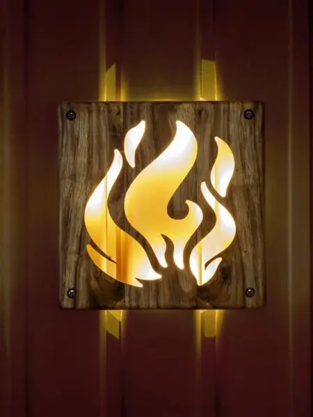 Светодиодный светильник Premier Decor Wood L, тропическая акация