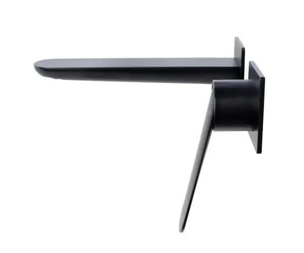 Смеситель встраиваемый для раковины АЙКОН, цвет черный, 7006CB