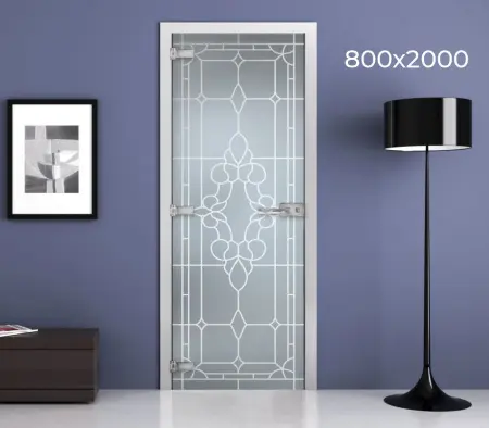Дверь стеклянная межкомнатная MaybahGlass Classic-1 SCMG01-02, матовая (800х2000)