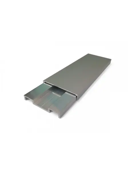 Комплект алюминиевых наличников для дверей MaybahGlass, цвет серый