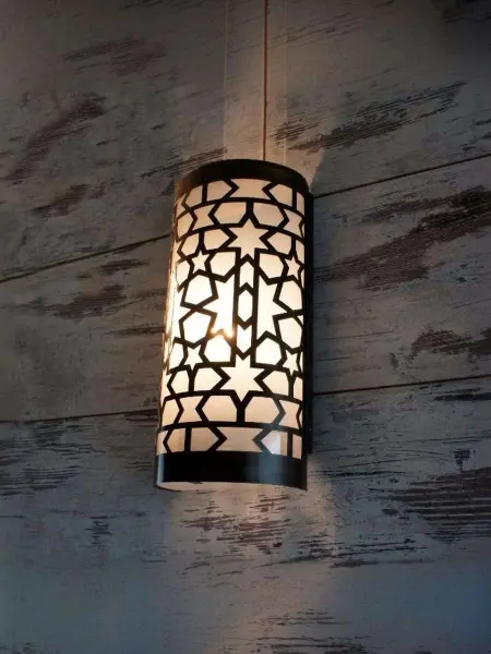 Светильник для хамама WY-112-30, латунь