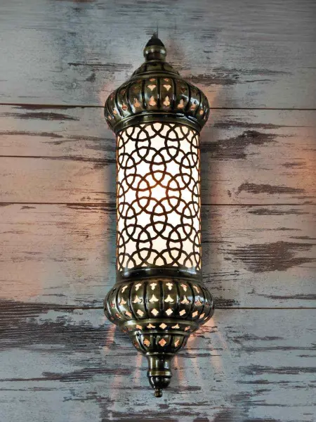 Светильник для хамама FY-112-3C, латунь