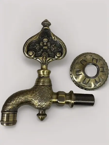 Кран латунный для хамама, цвет бронза, 16А