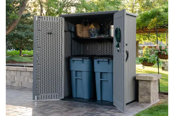 Пластиковый шкаф для улицы LifeTime Utility 2060L, 60375U