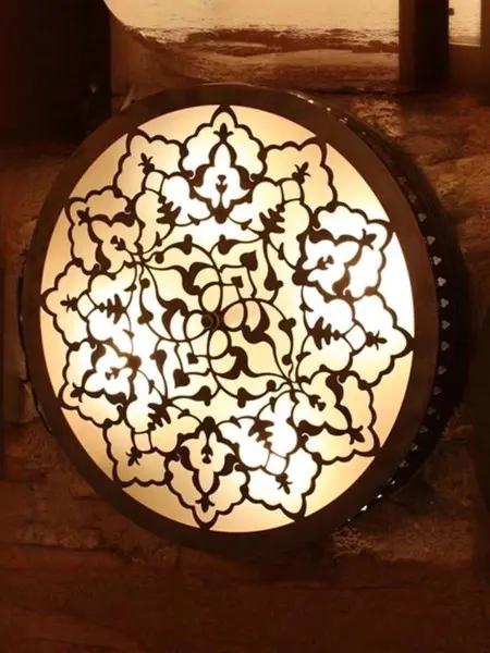 Светильник для хамама W-122/30, латунь