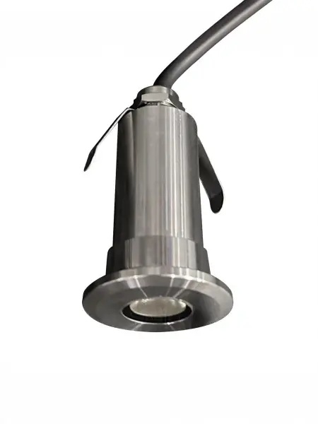 Светодиодный точечный светильник Steam & Water, d=42mm, цвет алюминий