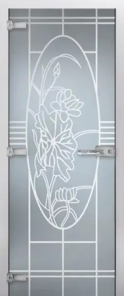 Дверь стеклянная межкомнатная MaybahGlass Classic-1 SCMG07-02, матовая