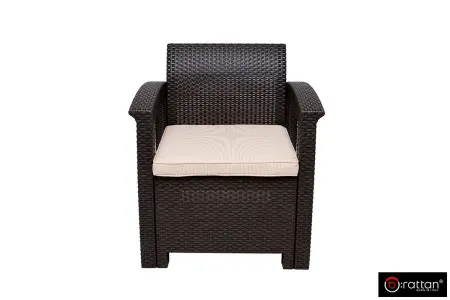 Комплект садовой мебели B:Rattan Comfort 3, венге