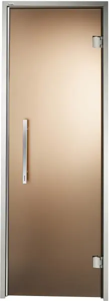 Дверь для турецкой парной GRANDIS GS 7x20 (680мм х 1990мм), стекло бронза матовая