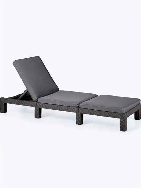 Шезлонг Allibert Daytona, gray 195х65х22 см