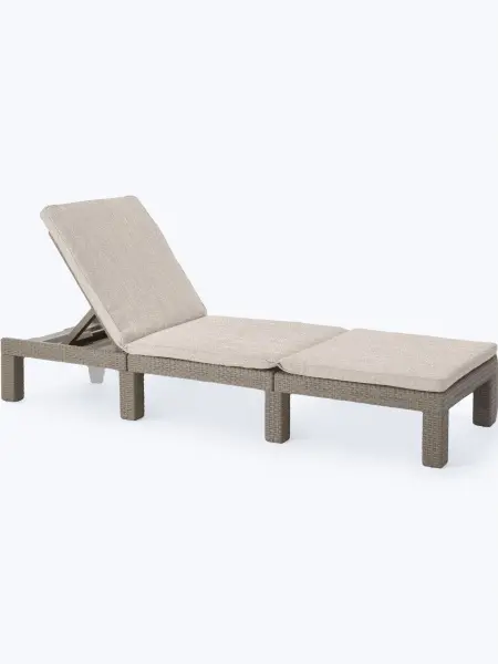 Шезлонг Allibert Daytona, cappuccino 195х65х22 см