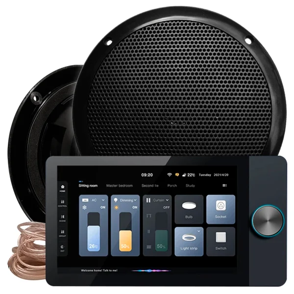 Акустическая система для сауны и хамама S&W Smart Home Music 2.0 - Visaton 2, Bkack/Black, IP-68