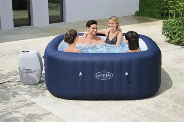 Аэромассажный бассейн Bestway Lay-Z-SPA  Hawaii AirJet 60021, 180x180x71см