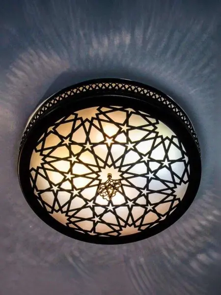 Светильник для хамама WY-380-40, латунь