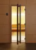 Стеклянная дверь для сауны DoorWood Престиж, 700 х 1900 мм, с порогом, прозрачная, коробка ольха