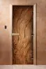 Дверь для сауны DoorWood с фотопечатью А52, 800мм х 2000мм, без порога, коробка ольха