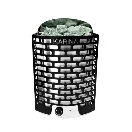Электрическая печь для бани и сауны Karina Optima 2,5 кВт, со встроенным управлением в интернет-магазине WellMart24.com