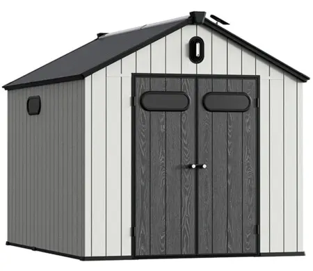 Сарай пластиковый Black Fox Summit 7,4м2, grey/antracite