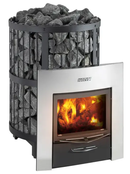 Печь камин для бани Harvia Legend 150 DUO, WK150LDLUX, стальная выносная топка