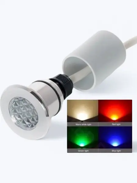 Светодиодный светильник Premier PV-1 RGBW, IP68, хром