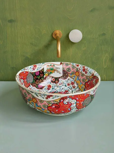 Раковина керамическая на столешницу, (400х400х140мм), 2231