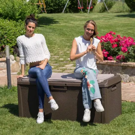 Садовый ящик-сундук пластиковый Toomax Santorini Plus 560L, T157
