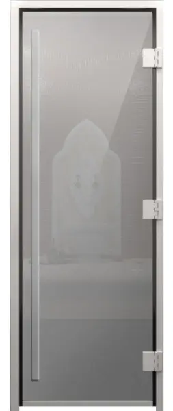 Дверь для турецкой парной DoorWood Prestige, 710мм х 1900мм, без порога, стекло сатин