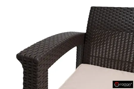 Комплект садовой мебели B:Rattan Comfort 5, венге