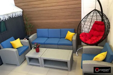 Комплект садовой мебели B:Rattan Premium 5, grey