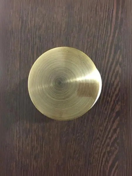 Слив латунный, цвет бронза, 45мм