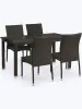 Комплект садовой мебели из искусственного ротанга T256A/YC380A-W53 Brown (4+1)