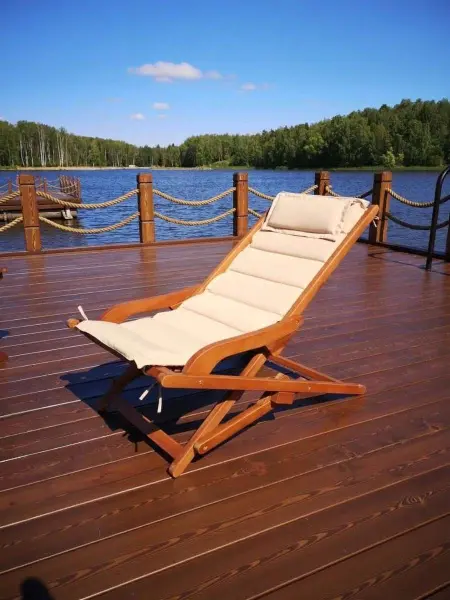 Складное кресло-шезлонг AFM-709A Beige 100x71 см. 