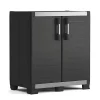 Пластиковый шкаф Armadio Garage XL Basso BK Keter, black, 17208427