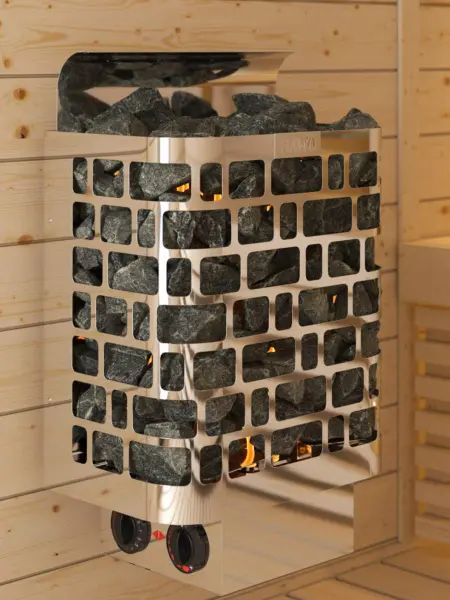 Электрическая печь для сауны Sawo Krios KRI-45NB-P со встроенным пультом в интернет-магазине WellMart24.com