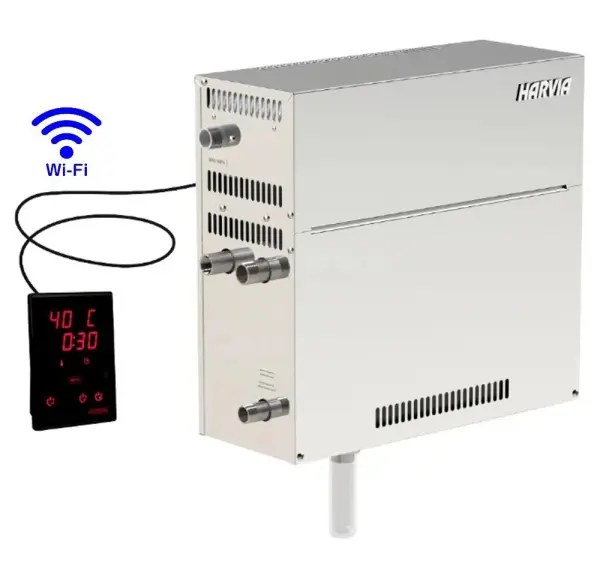 Парогенератор Harvia HGD150XW для хамама и сауны, 15 кВт, с контрольной панелью WiFi