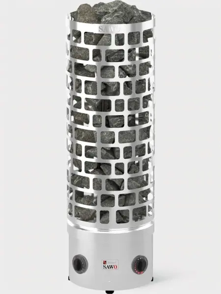 Электрическая печь Sawo Aries Round ARI3-75NB-P, со встроенным пультом в интернет-магазине WellMart24.com