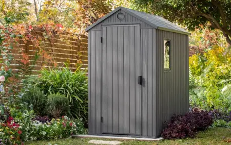 Пластиковый хозблок Keter Darvin 4x6' ft, grey