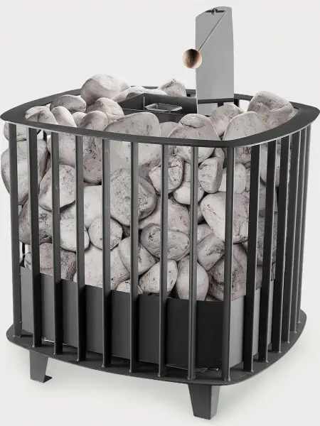 Электрическая печь VVD Премьера Руса 12кВт (с закрытой каменкой) без пульта в интернет-магазине WellMart24.com