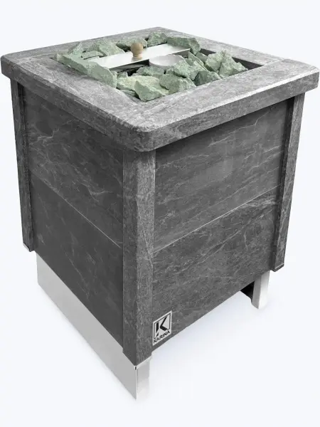 Электрическая печь Karina Quadro 12 кВт, талькохлорит, без пульта в интернет-магазине WellMart24.com