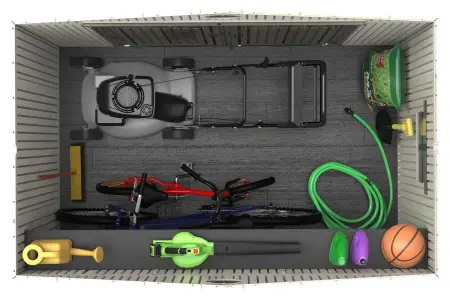 Сарай пластиковый LifeTime, размер 238 x 147 см, 6418