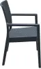 Кресло пластиковое Siesta Ibiza, dark grey