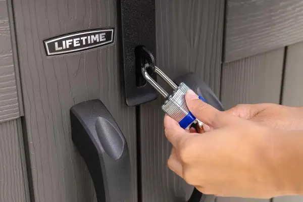 Пластиковый шкаф для улицы LifeTime 2123L, 60464Е