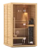 Сборная сауна Sawo 1414RS-CD-G, 1400 х 1400 мм, канадский кедр, стеклянный фасад