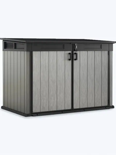 Пластиковый шкаф для улицы Keter Brush Grande Store Extruded, 2020L, 17212383